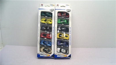 Slide the simulation alloy car 6 pack - OBL687904