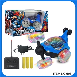 Four-way captain America stunt skip (package, light music) - OBL688041