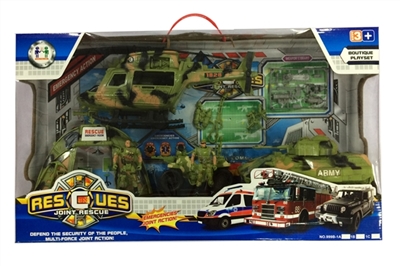 Military suit (taxi) 01 helicopter, tents, tanks, sand small motorcycle, military, accessories - OBL688075