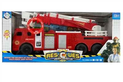 Fire suit/slide large engines (package two button batteries, with sound, the lights) - OBL688097