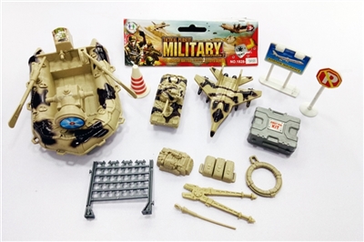 Military suit/big rubber boats, model aircraft, model of tanks, soldiers and accessories - OBL688117
