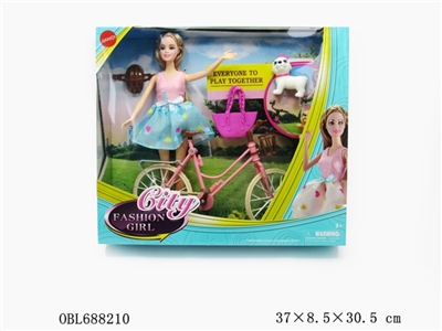 时尚自行车芭比 - OBL688210