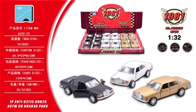 1:32 Mercedes W123 simulation alloy car - OBL688321
