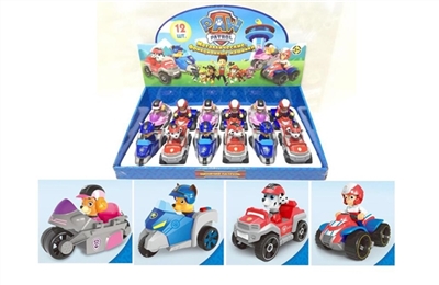 Alloy dog patrol (4 mixed) 12 pack - OBL688480
