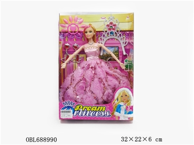 11寸实身睫毛关节手芭比 - OBL688990