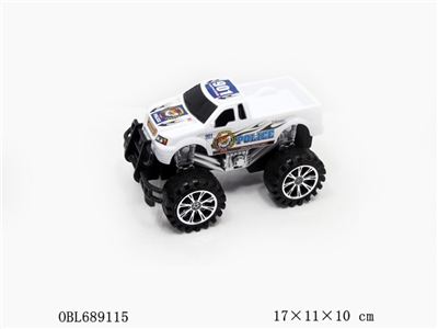 越野警车惯性车 - OBL689115