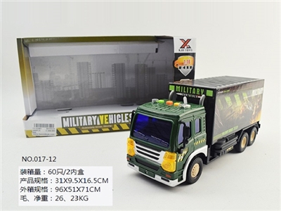 惯性故事机军事货柜车 - OBL689423