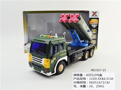 惯性故事机军事导弹车（8炮） - OBL689426