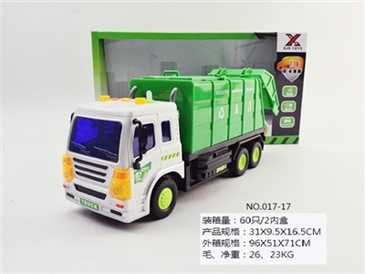 Inertia story machine sanitation garbage truck - OBL689428