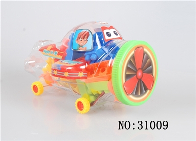 大飞机益智3#积木多色混装称重200克（30PCS+) - OBL690064