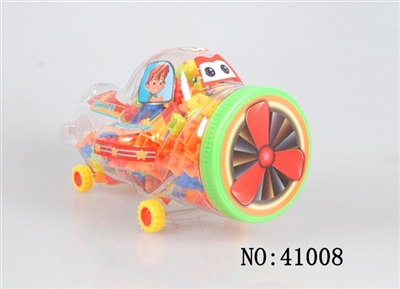 大飞机益智6#积木多色混装称重280克（250PCS+) - OBL690067