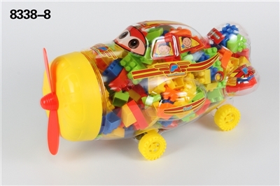 飞机益智类积木多色混装称重200克(大约200PCS) - OBL690583