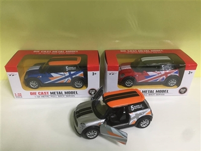1:32 alloy back in mini car design - OBL690712