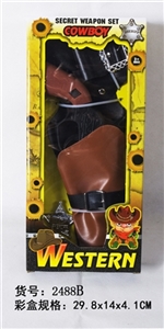 Black cowboy gun suit - OBL691138