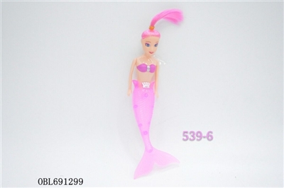 7寸马尾灯光美人鱼 - OBL691299