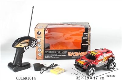 1:18 PVC four-way remote control car - OBL691614