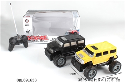1:16 hummer Four-way remote big wheel off-road vehicles - OBL691633
