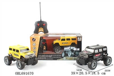 1:16 hummer Four-way remote big wheel off-road vehicles - OBL691670