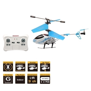 Remote control 3 red perimeter gyroscope plane - OBL691733