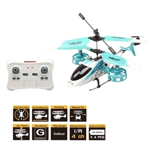 Remote control 4 red perimeter gyroscope plane - OBL691735