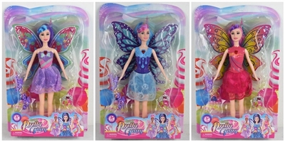 11寸实身灯光花仙子套装三款混装 - OBL691925