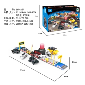 A key ejection alloy police car kit (1) a car - OBL692109