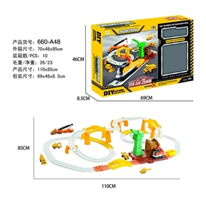 Electric rail alloy engineering suit parking lot - OBL692131