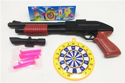 Dual soft bullet gun (with board) - OBL692179