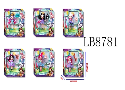 4.5 inch high school only fairy tale figures 1 pet box (6) - OBL692361