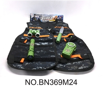Bag of PVC clip military suit with clothes - OBL692427