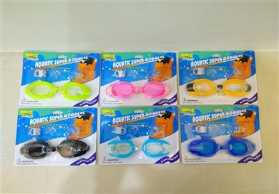 Suction plate swimming goggles - OBL692457