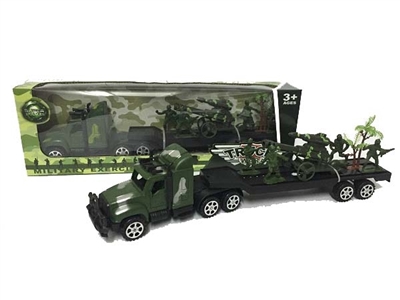 Drag head load soldiers, military inertia tree and artillery - OBL692468