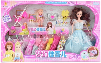 梦幻佳雪儿实心芭比套装 - OBL692583