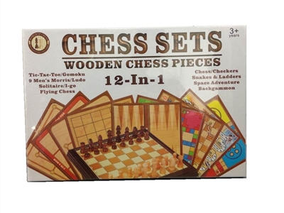 (12 1) wooden chess sets - OBL692899