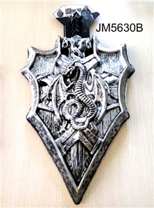 Halloween costumes shield 54 x37. 5 CM knife 57 CM long - OBL692908