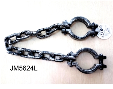 Chain cuffed (single button ring: 7 x4. 5 x1. 5 cm) - OBL692915