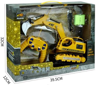 5通道遥控合金履带工程车 - OBL696959