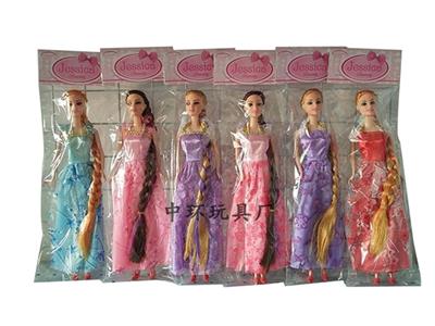 11.5 inch long hair barbie six mixed - OBL699120