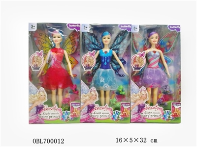 11寸实身双闪灯时尚花仙子 - OBL700012