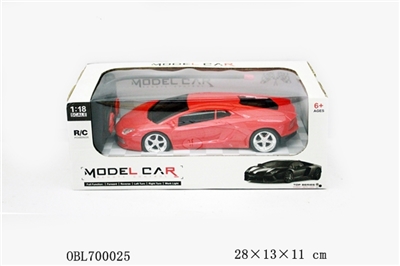 1:18 four-way remote control car, lamborghini - OBL700025