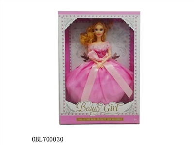 11寸实心活动关节芭比娃娃 - OBL700030