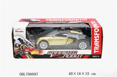 Deformation and remote control robot bugatti (local tyrants gold) - OBL700097