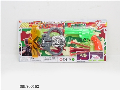 Green revolver handcuffs optician - OBL700162