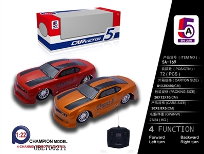 1:22PVC车壳大黄蜂遥控车（不包电） - OBL700211