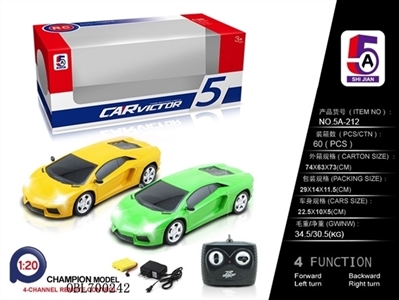 1: lamborghini remote control car (bag) - OBL700242