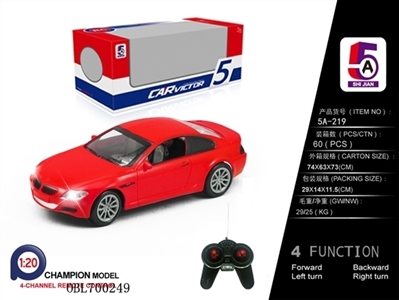 And BMW remote control car (not package) - OBL700249