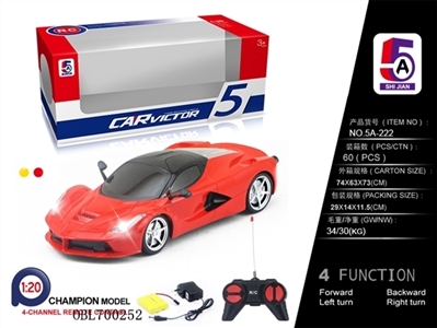 Remote control car (bag) and ferrari - OBL700252