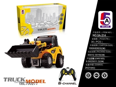 6 channel remote-controlled bulldozer - OBL700277
