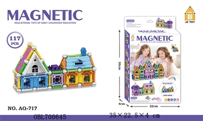 强磁性立体积木117PCS - OBL700645