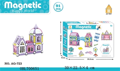 强磁性立体积木91PCS - OBL700651